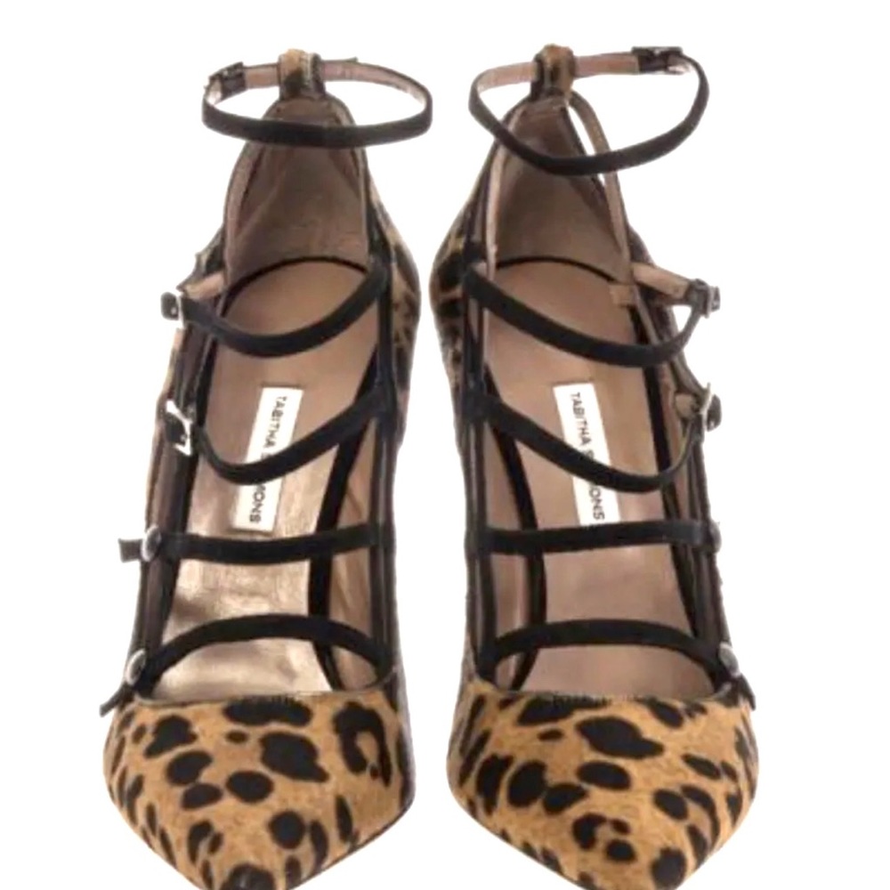 TABITHA SIMMONS Leopard Print High Heel Size US 8 Excellent Conditions $ 750 OP